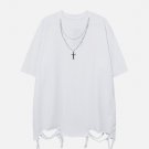 Necklace Broken Holes Tee