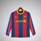 11 /12 FC Barcelona Long Sleeve Home Kit