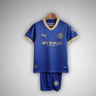 Manchester City Navy Fusion Premium Kids Size Kit