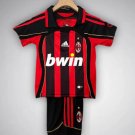 06/07 AC Milan Home Kids Size Kit