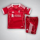 25/26 Liverpool Home Kids Size Kit