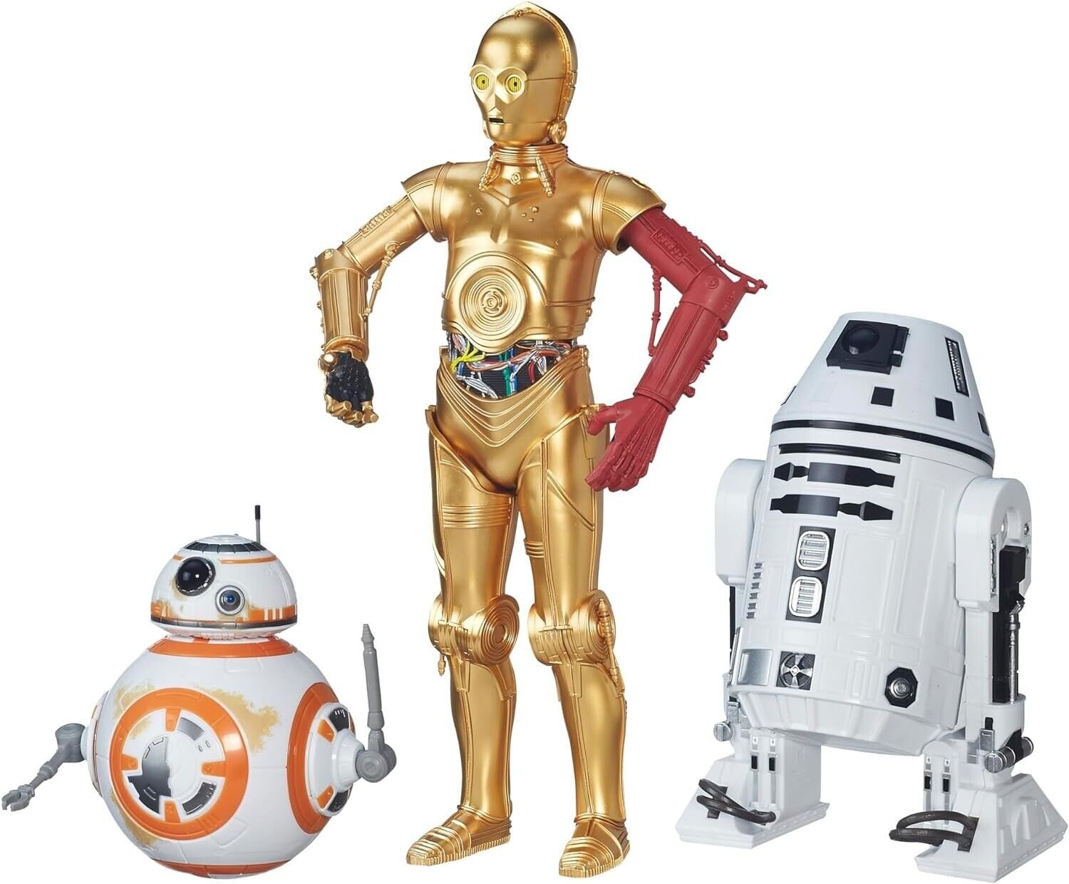 Star Wars: The Force Awakens Droid Pack (C-3PO, BB-8, RO-4LO) 1/6 Figure Set