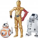 Star Wars: The Force Awakens Droid Pack (C-3PO, BB-8, RO-4LO) 1/6 Figure Set