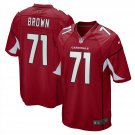 Men's Andrew Brown Cardinal Arizona Cardinals Game Player Jersey