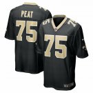 Men's Andrus Peat Black New Orleans Saints Game Jersey