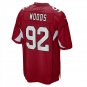 Men's Antwaun Woods Cardinal Arizona Cardinals Game Player Jersey