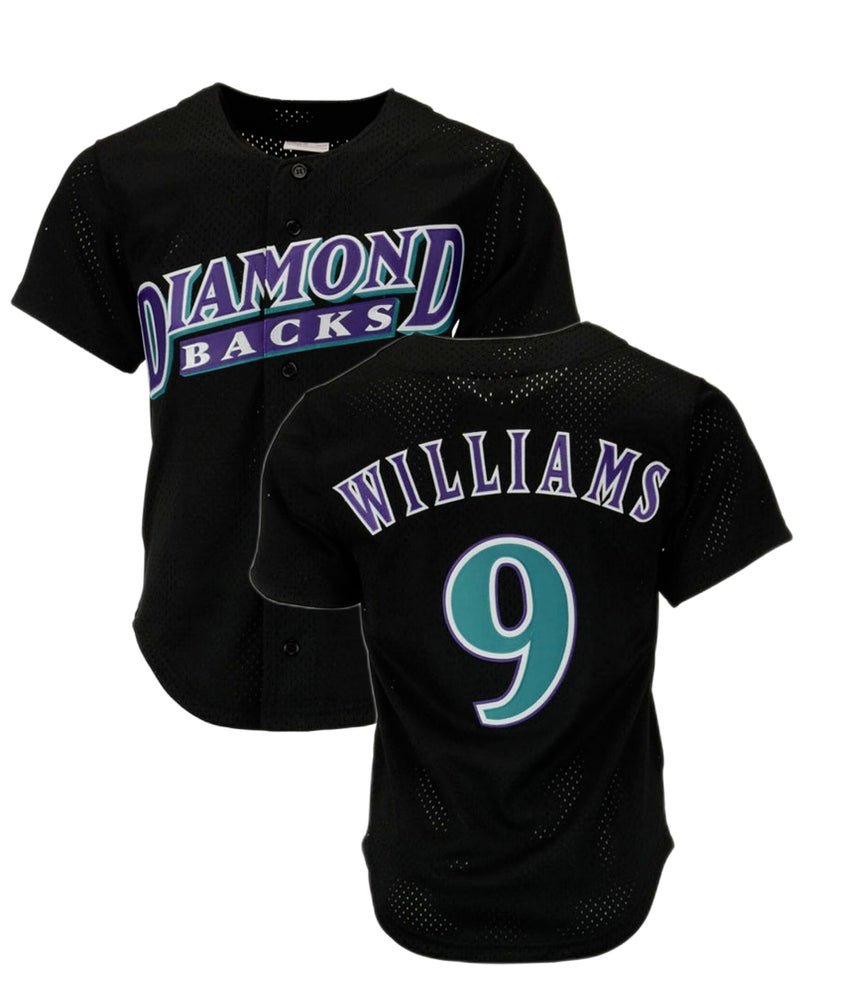 Men's Arizona Diamondbacks Matt Williams Mitchell & Ness Black Cooperstown Collection Batting Practi