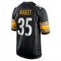 Men's Arthur Maulet Black Pittsburgh Steelers Game Jersey