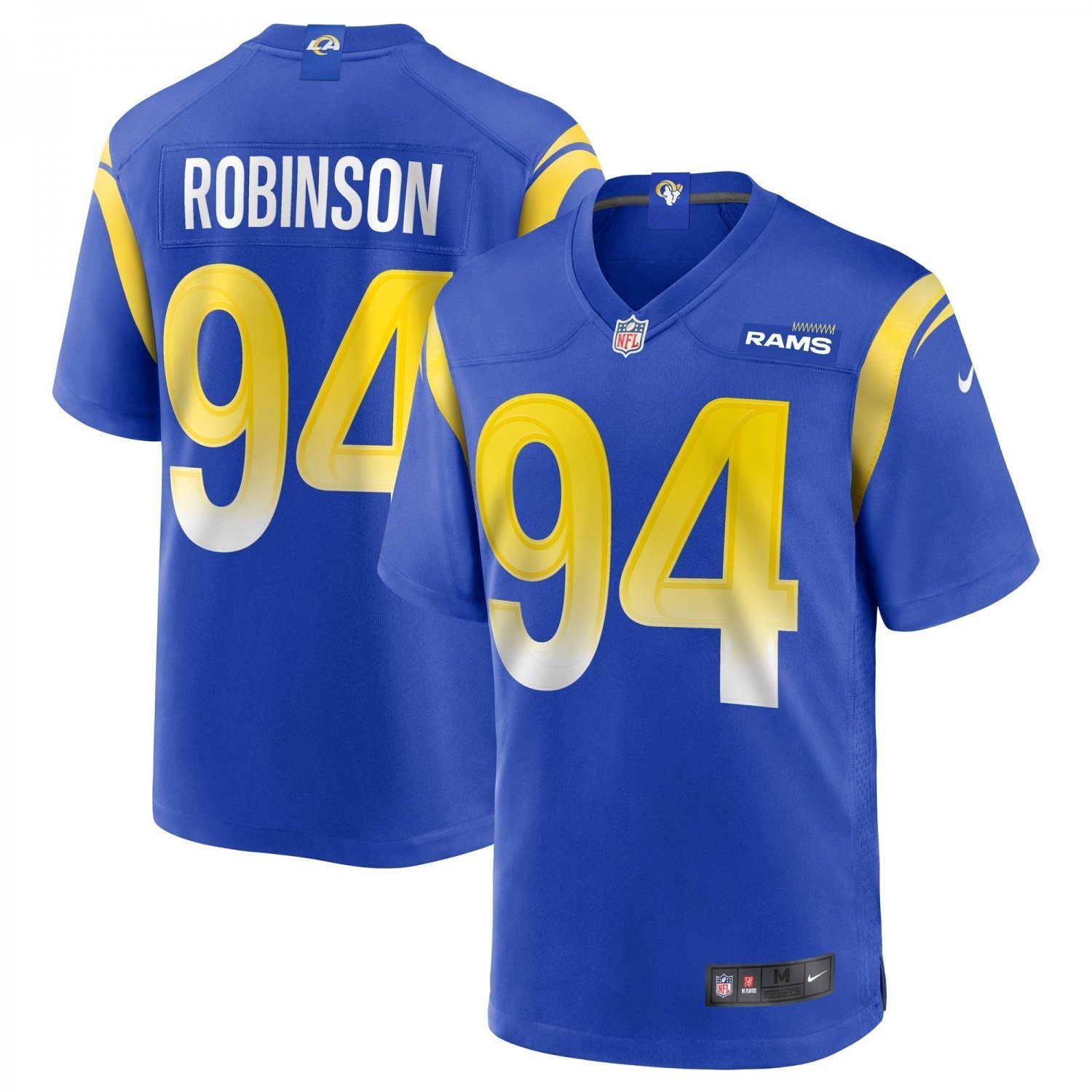 Men's A'shawn Robinson Royal Los Angeles Rams Game Jersey