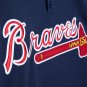 Men's Atlanta Braves John Smoltz 2003 Mitchell & Ness Navy Cooperstown Batting Practice Jersey
