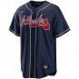 Men's Atlanta Braves Ronald Acuna Jr. Navy Alternate Replica Player Name Jersey