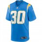 Men's Austin Ekeler Powder Blue Los Angeles Chargers Game Player Jersey