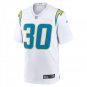 Men's Austin Ekeler White Los Angeles Chargers Game Jersey