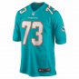Men's Austin Jackson Aqua Miami Dolphins Player Game Jersey