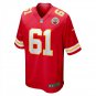 Men's Austin Reiter Red Kansas City Chiefs Game Player Jersey
