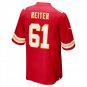 Men's Austin Reiter Red Kansas City Chiefs Game Player Jersey
