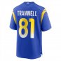 Men's Austin Trammell Royal Los Angeles Rams Game Player Jersey