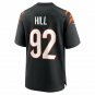 Men's B.J. Hill Black Cincinnati Bengals Game Jersey