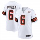 Men's Baker Mayfield White Cleveland Browns 1946 Collection Alternate Game Jersey