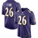Men's Baltimore Ravens Geno Stone Purple Vapor Untouchable Limited Jerseys