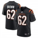 Men's Ben Brown Black Cincinnati Bengals Game Player Jersey
