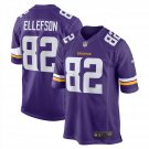 Men's Ben Ellefson Purple Minnesota Vikings Game Jersey