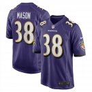 Men's Ben Mason Purple Baltimore Ravens Game Jersey