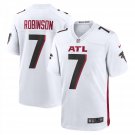 Men's Bijan Robinson White Atlanta Falcons 2023 NFL Draft First Round Pick Game Jersey