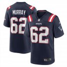 Men's Bill Murray Navy New England Patriots Game Player Jersey