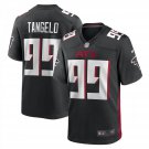 Men's Black Derrick Tangelo Atlanta Falcons Game Player Jersey