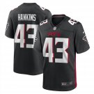 Men's Black Matt Hankins Atlanta Falcons Game Player Jersey