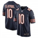 Men's Chase Claypool Navy Chicago Bears Game Player Jersey