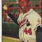 Hank Aaron 1961 Novelty Card Reprint # 415 Braves "The Real HR Champ"