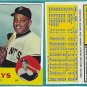 Willie Mays 1963 Novelty Card Reprint # 300 Giants Hall Of Famer WS Champion MVP "Say Hey Kid"