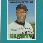1967 Willie McCovey Giants Slugger Novelty Reprint # 480