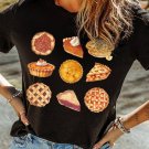 Black Thanksgiving Pumpkin Pies Dessert Graphic Tee Black Thanksgiving Pumpkin Pies Dessert Graphic Tee