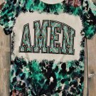 Leopard AMEN Aztec Bleached Print Round Neck T Shirt Leopard AMEN Aztec Bleached Print Round Neck T Shirt