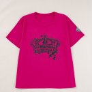 Pitaya Pink Crown Graphic Crew Neck T Shirt Pitaya Pink Crown Graphic Crew Neck T Shirt