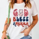 White God Bless America Graphic Tee White God Bless America Graphic Tee