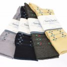 Sierra Socks Men's Cotton Dress Casual Fashion Crew Sock