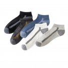 Fashion 5 Pairs Mens Cotton Crew Socks Lot Low Cut Casual Work Dress Ankle Socks