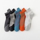 5 Pairs Mens Sports Socks Lot Cotton Low Cut Breathable Crew Ankle Socks 6-10.5