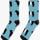 Belted Galloway Cow Socks
