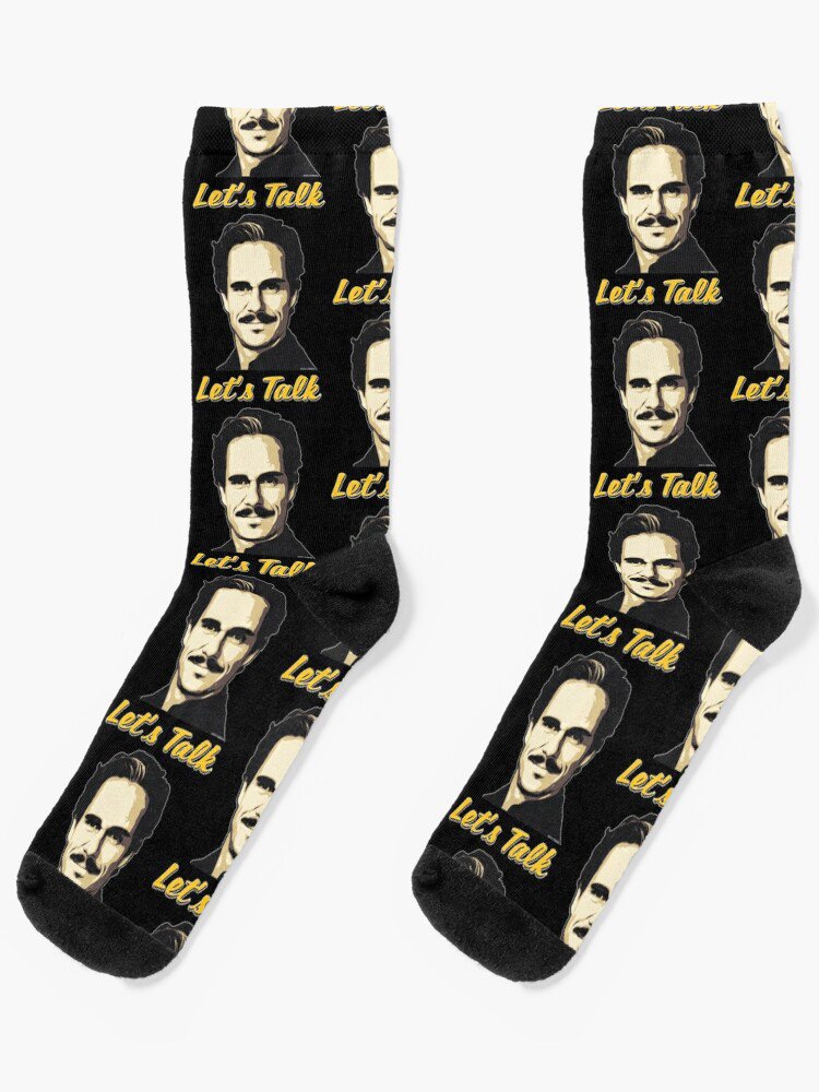 Better Call Saul, let's Talk,Lalo Salamanca (yellow Version) - By Ch3media Socks