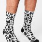 Black And White - Abstract Pattern Dance Socks