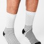 Black And White Geometric Lines Socks