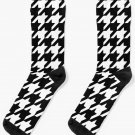 Black And White Houndstooth Pattern Socks Black And White Houndstooth Pattern Socks