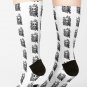 Black And White Skull Socks