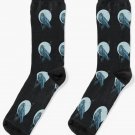 Blue Crow (dark) Socks