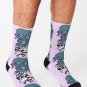 Blue Monster Mushroom Socks